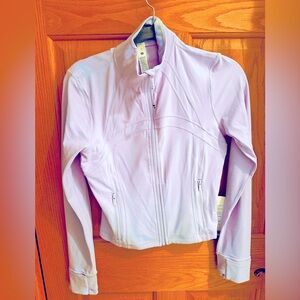 NWT Lululemon Cropped Define Jacket Lavender Frost size 10